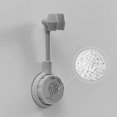 thumbnail image 1 of Soporte de cabezal de ducha ajustable sin perforaciones de 360 ​​grados Montaje de boquilla (gris), 1 of 2