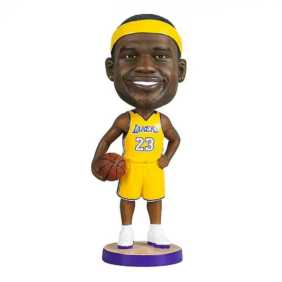 Venalisa Lebron James Action Figure Statue Bobblehead Basketball Doll Decoration