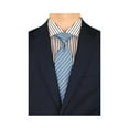 thumbnail image 3 of Mens Side Vent 2 Piece Navy Classic Fit Suit Salvatore Exte, 3 of 4
