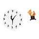 thumbnail image 1 of Reloj de pared,Reloj de pared con bailarina,reloj decorativo colgante.,Relojes de pared silenciosos Reloj decorativo de tiempo silencioso,Escultura de pez,Escultura de pez,decoración del, 1 of 8