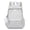 Gray, variant on Solid Color School Backpack, Bow Embroidery Backpack with Pendant, Lightweight Breathable Bookbag for Middle School College, Pink