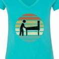 thumbnail image 4 of Inktastic Pinball Retro Arcade Game Women's V-Neck T-Shirt, 4 of 5