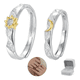 thumbnail image 1 of 2 Anillos De Sol Y Luna 925 Plata Para Pareja Promesa Regalo Xtellar Plateado Ajustable, 1 of 3