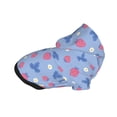 thumbnail image 2 of Cauagu Strawberry And Flowers Pattern Winter Pet Hoodie Sweatshirts- Dog Hoodie Sweater with Leash Hole - Cute Dog Hoodie - Pet Clothes Puppy Cat Custume -Medium, 2 of 8