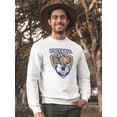 thumbnail image 2 of Football Soccer Lion Sweatshirt Men -Image by Shutterstock, Male 3X-Large, 2 of 4