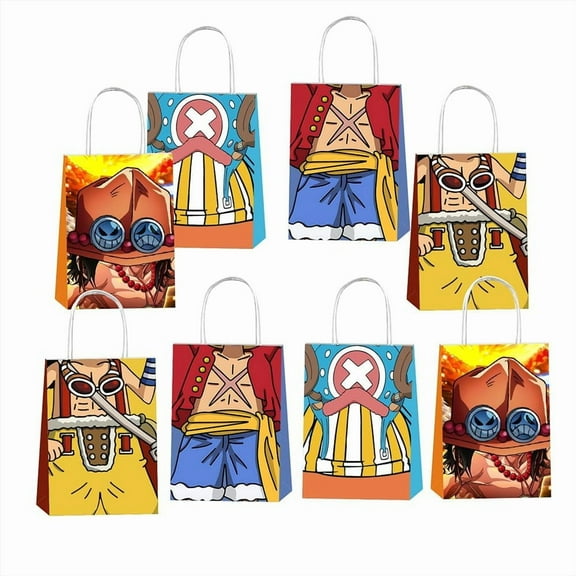 12Pcs H Birthday Party Decoration Gift Bags,Cartoon Candy Bags for Birthday 2 Styles Party Gift Bags Party Party Supplies.