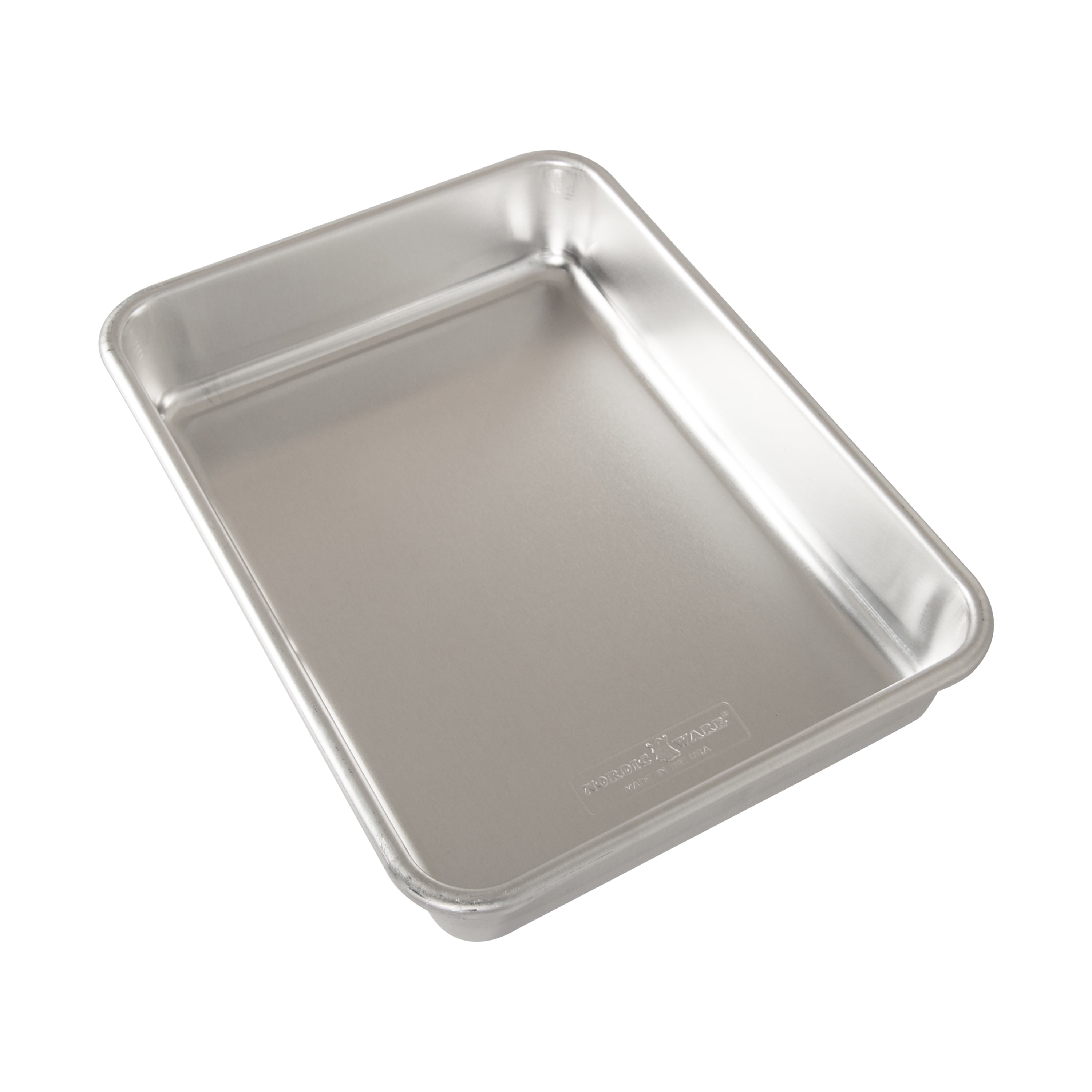Nordic Ware Naturals 9" x 13" Aluminum Rectangular Cake and Baking Pan with Lid