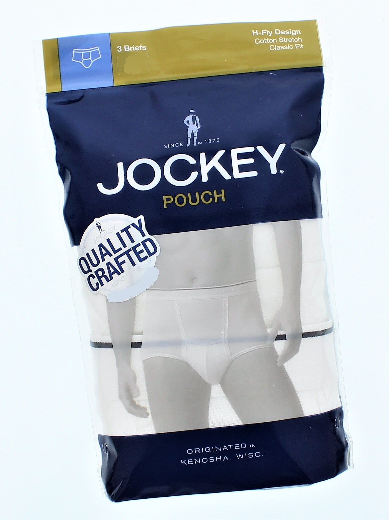 3 Pack Jockey Men's Underwear Pouch Brief 