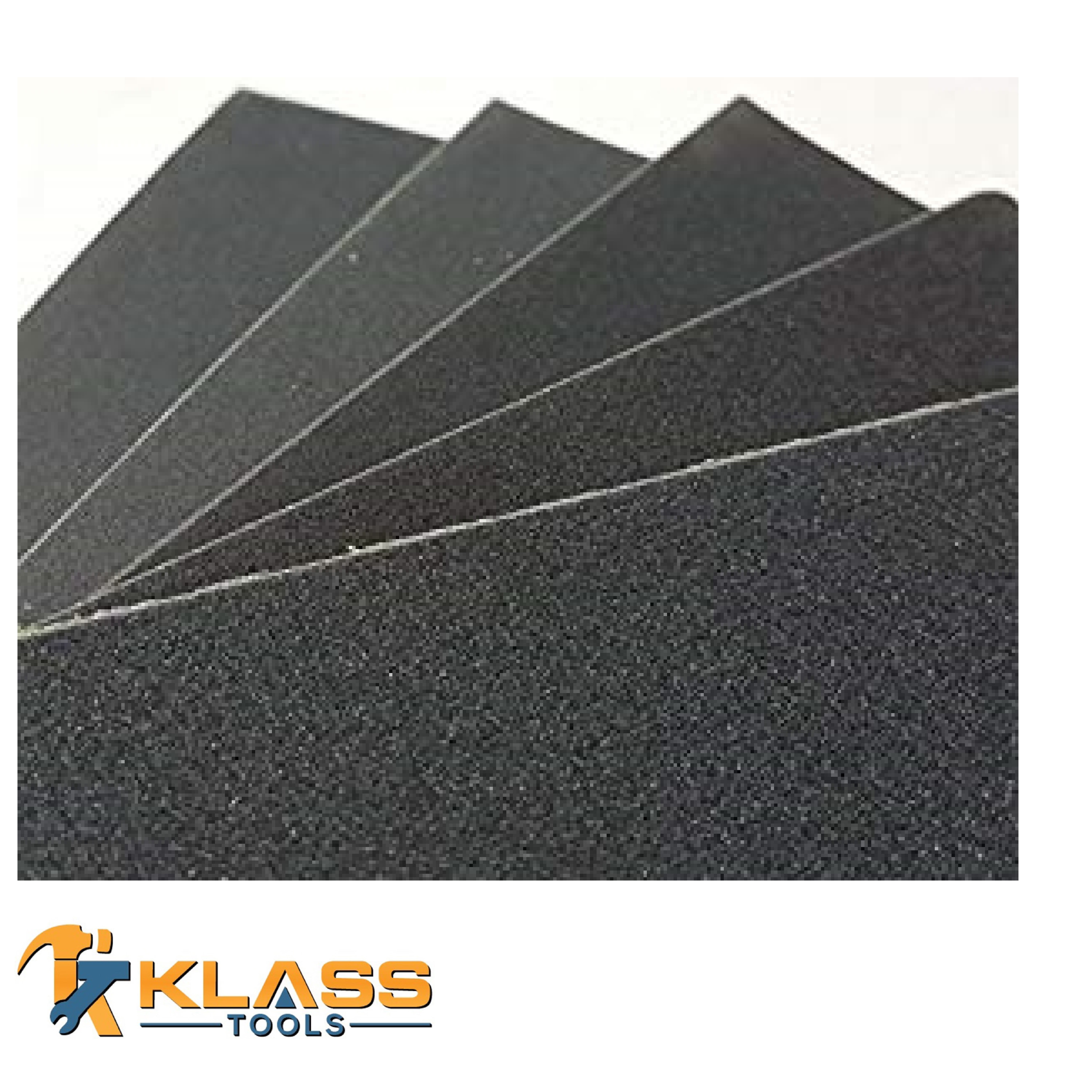 220 Grit Aluminium Oxide Sandpaper 3-1/4 x 11 in Sheet Sets Pack 