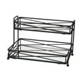 thumbnail image 1 of Home Details 27174-MATTEBLK 2 Tier Vanity Tower, Matte Black, 1 of 1