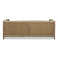 thumbnail image 6 of Jennifer Taylor Home Georgia 81" Cane Rattan Tuxedo Sofa, Olive Green Performance Velvet, 6 of 7