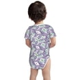 thumbnail image 6 of Rocae Lavender Flowers for Baby Climbing Clothes Soft Baby Romper for Active Infants Comfortable and Breathable Crawling Jumpsuit Unisex Baby Outfit 3 Months, 6 of 8