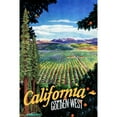 thumbnail image 2 of "Travel Poster California" Painting Print on Wrapped Canvas, 2 of 7