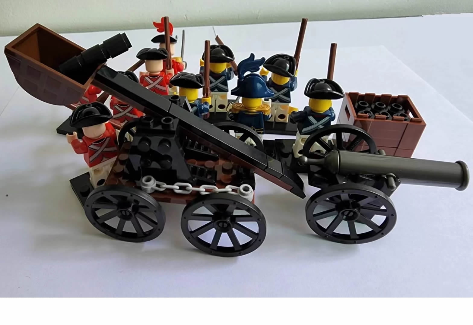 Revolutionary War Mini Action Figures party favors Set Anime Battle Minifigures Collectible (14 Pack)