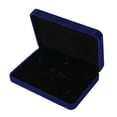 thumbnail image 1 of Caja de moda a prueba de polvo, vitrina, anillo de almacenamiento, bandejas planas, organizador, gran capacidad, suministros de boda para mujer Ropa, zapatos y accesorios Miscelánea Azul oscuro Minnieouse AP017453-02, 1 of 6