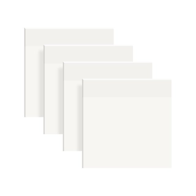 Jinsinto Notes Autocollantes Transparentes 75*75mm, 200 Pcs Blocs-Notes Autocollants Onglets Autocollants Transparents Affichez-le Notes Notes de Rappel pour l'Apprentissage