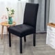thumbnail image 4 of Cubiertas de silla maciza Multicolor Sillas anti-polvo Funda Protector externo universal Estilo simple Estilo giratorio Decoración para el hogar Negro 2 PCS seitruly HA012474-03, 4 of 7