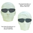 thumbnail image 5 of Bikershades Motorcycle Riding Glasses Wrap Sport Gray & HD Men Women, 5 of 6