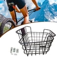 thumbnail image 6 of TTETTZ Front and Rear Electric Bike Basket Sturdy Universal for Park Biking Outings, 6 of 9