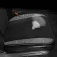thumbnail image 2 of Luxury PU Leather Front Pair Car Seat Covers Protectors with Bling Bling Crystal Rhinestones for Women Girls, Universal Fit 95% of Cars, 2 of 9