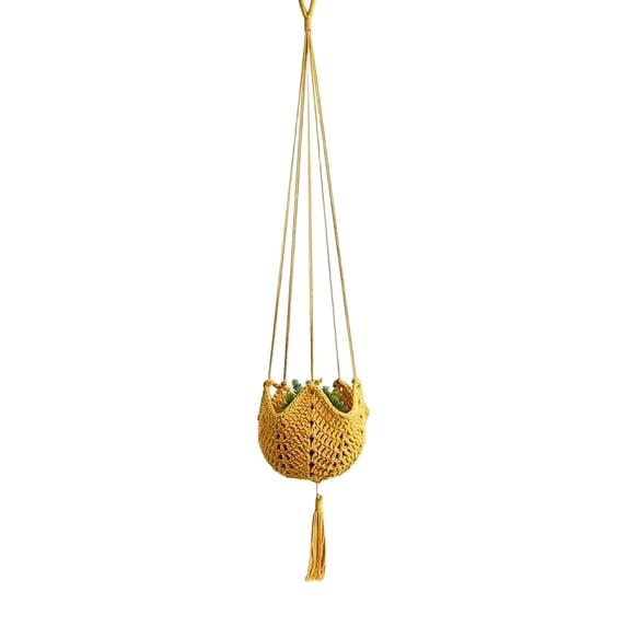 Hanging Fruit Basket, Cotton Hanging Storage Net With Space Saving Design Reusable Mesh And Easy Hanging Loop, Kitchen Organizer for Fruit Vegetables Pantry Apartment