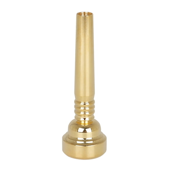 Wosthever Boquilla de oro profesional portátil instrumento de latón 17C Musical Bugle boca tocando piezas de repuesto herramientas Accesorios para instrumentos musicales