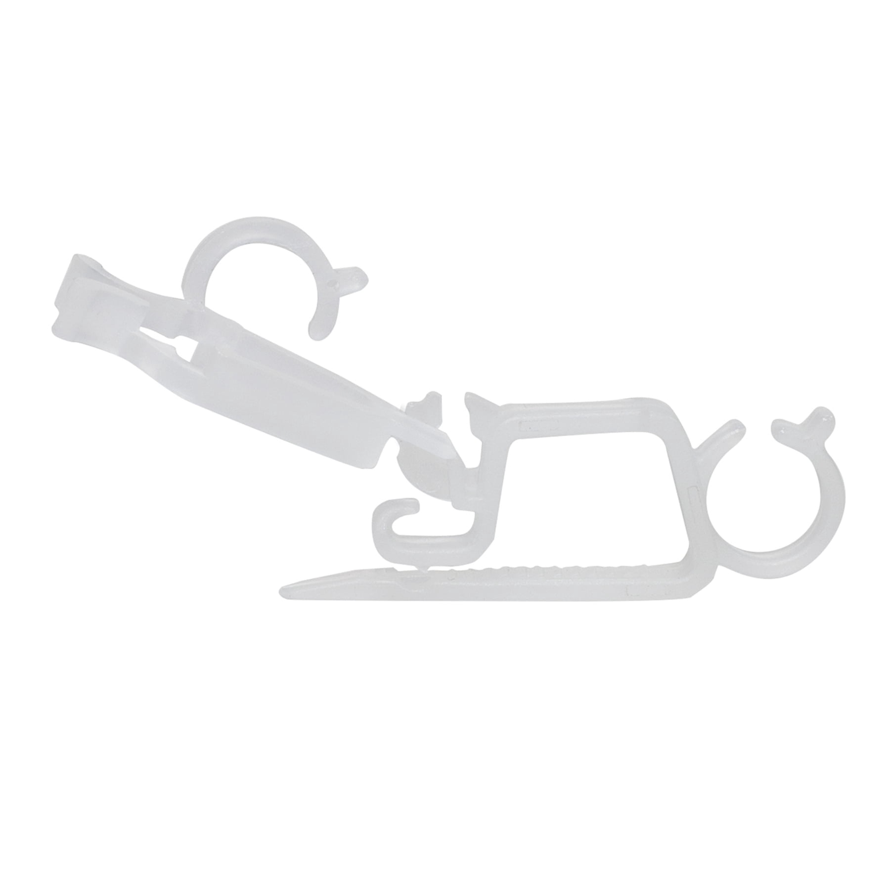 Multi-Directional Gutter/Shingle Christmas Light Clips, Clear, 50 Count, by Holiday Time