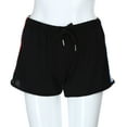 thumbnail image 7 of Sngxgn Womens Casual Comfy Shorts Summer with Pockets Wide Leg Cotton Short(Black,XL), 7 of 7