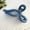 Blue, variant on PC Hairpin Shark Clip Women's Advanced Bow Ribbon Back Head Disc Hair Clip Durable Hair Accessories-Black