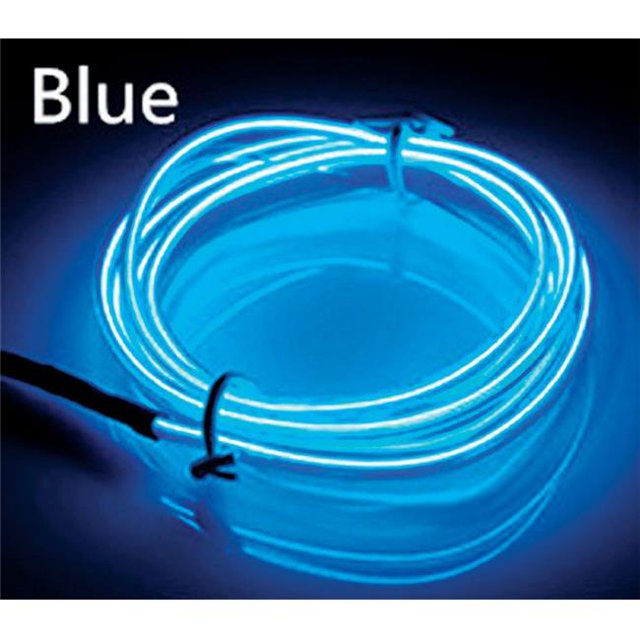 Celebrations 9761784 Plastic Neon Rope Light Set, Blue