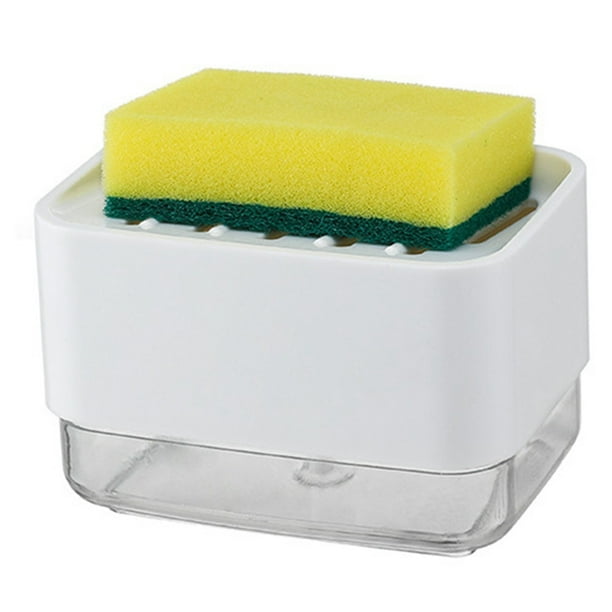 PWFE Dishwashing Liquid Dispenser Automatic Liquid Box Dishwashing Brush Press Soap Box Kitchen
