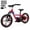 Max Speed 16 mph, variant on RFN DNA 16 Kids Electric Dirt Bike, 340W Max Power, 24V 5Ah Battery, 3 Speed .16-Inch All-Terrain Tires, Aluminum Frame Balance Bike for Ages 4-8.Free Stickers