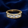 thumbnail image 6 of Pompeii 1 1/4Ct Channel Set Men's Diamond Wedding Anniversary Ring 14K Gold (H,I1), 6 of 7