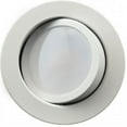 thumbnail image 1 of Nicor Éclairage DLG4-10-120-3K-WH D-Series Kit de Downlight à Cardan Réglable à LED de 3000 K - Blanc, 1 of 1