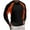 Burnt Orange, variant on Fish Net Plain Track Gym Running Going Out Tshirts for Man Summer Fall Long Sleeve Boat Neck Bodycon Tops Shirts Man 2026 Clothes Y2K XXL