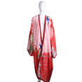 thumbnail image 4 of WeHello Women's shirt peacock print kimono long style clothes summer casual swimsuit cardigan, 4 of 6
