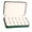 Green, variant on Accessory Display Box with 12 Watch Slots, Soft Interior Cushions and Clear Top for Bracelets, Small Pieces and Watches