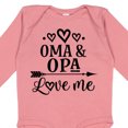 thumbnail image 4 of Inktastic My Oma Opa Love Me Grandkids Boys or Girls Long Sleeve Baby Bodysuit, 4 of 5