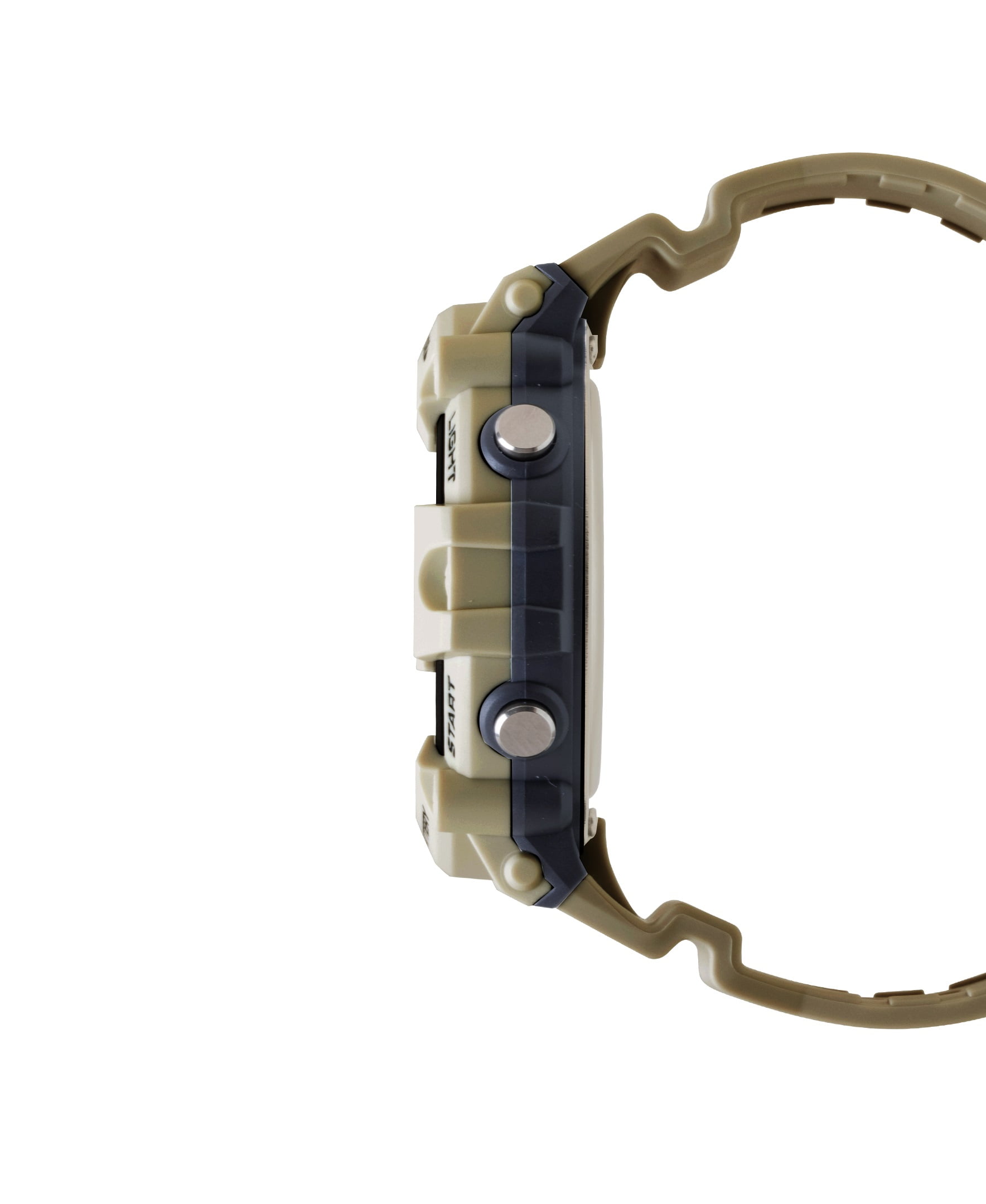 Casio Men's Wide Face Digital Tan Resin Strap Watch