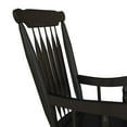 thumbnail image 4 of Resenkos Outdoor Rocking Chairs Set of 2, 350 lbs High-Back Wooden Chairs, Perfect for Garden, Patio, Balcony, Durable Seating,Black, 4 of 11