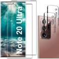 thumbnail image 1 of [Paquete de 3+1] para Google Pixel 7 Pro Protector de pantalla, vidrio templado 9H, compatible con huellas dactilares ultrasónicas, curvado 3D, HD transparente resistente a los arañazos para Google Pi, 1 of 4