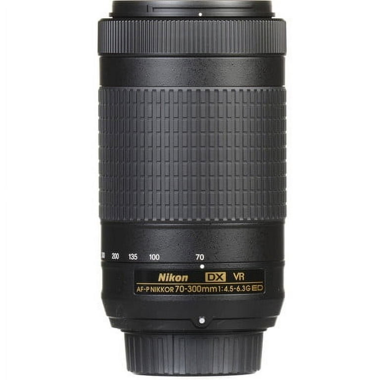 Nikon AF-P DX NIKKOR 70-300mm f/4.5-6.3G ED VR Lens 20062 White
