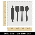 thumbnail image 2 of Kitchen Utensils Baking Cooking DIY Cookie Wall Craft Stencil - 4.5 Inch, 2 of 5