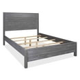 thumbnail image 3 of Grain Wood Furniture Montauk Solid Wood Bed, Queen Size, Rustic Grey, 3 of 6