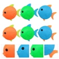 thumbnail image 2 of Diving Pool Toys for Kids Made of Durable Plastic Assorted Color Safe for Swimming Fun 6pcs, 2 of 8
