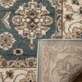 thumbnail image 3 of SAFAVIEH Lyndhurst Frances Traditional Bordered Area Rug, Teal/Cream, 3'3" x 5'3", 3 of 5