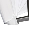 thumbnail image 4 of Rectangular Spandex Tablecloth 6ft Fitted Table Cover Elastic Stretch Fabric for Wedding Event Patio Decorations Folding Table Black, 4 of 7