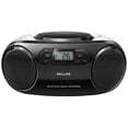 thumbnail image 6 of Philips AZ330T Wired Boombox Portable CD Player Hi-Fi Music Sound System MP3-CD/RW Player Audio Invput (Black), 6 of 11