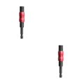 thumbnail image 3 of relayinert Vis Magnétique Embout de Perceuse Changement Réglable pour Support de Tournevis Pivotant avec Noir Rouge 2Ensemble, 3 of 6