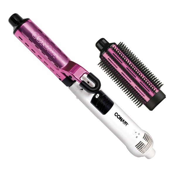 Conair CD160WNC 1-1/2-Inch Hot Air Curling Iron and Brush - Produces soft, voluminous, curls, and waves - 2 heat setting, Dual voltage